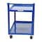 Vestil Steel Service Cart, 2 Shelves, 28 x 48, Steel, 1000 lb Load Capacity, 2 Shelves, 27.875" W SCS2-2848 - alternate 2